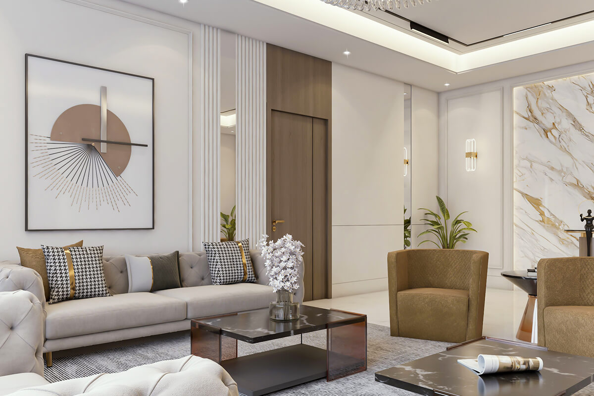 4 BHK Precious Living – Interior Design Project